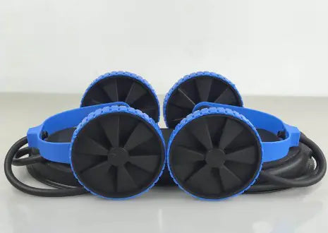 Double Wheel Ab Roller with Resistance Bands