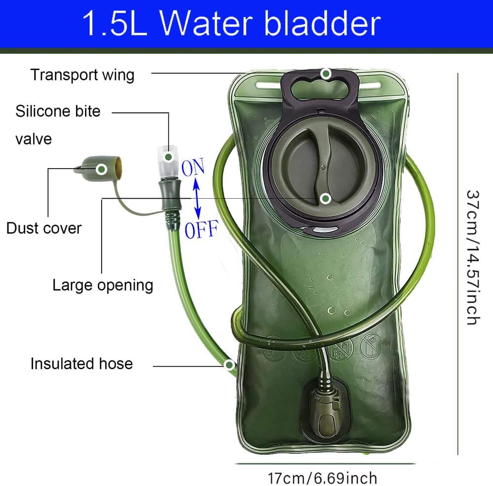 Lightweight Running Hydration Vest，Water Running Vest Pack with 1.5L Water Bladder ，Breathable Hydration Backpack for Running Cycling Hiking Marathon for Men Women (0001 Purple) (003 Black)