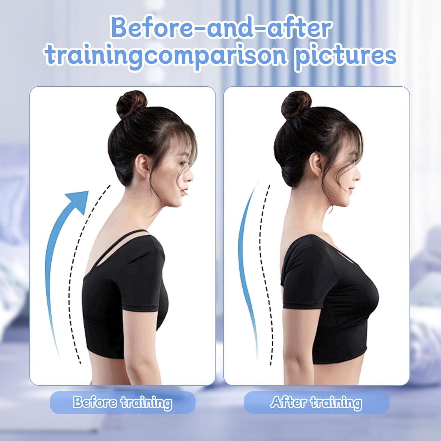 Fitness Figure 8 Yoga Pulling Rope Resistance Band & Arm Resistance Bands Workout Chest Arm and Shoulder Stretch Bands Exercise Equipment