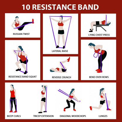 Pull Up Bands Resistance Bands Pull Up Assistance Bands Resistance Band Set Exercise Workout Bands for Working Out Body Stretching Physical Therapy Muscle Training