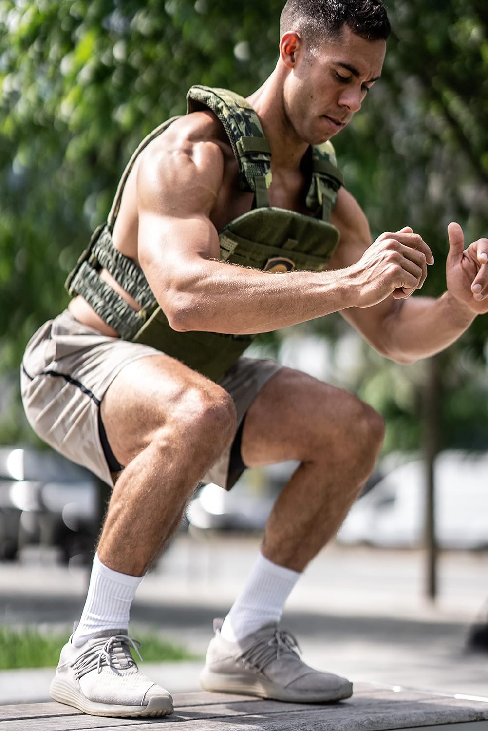 TRIBE WOD Adjustable Weighted Vest Weight Vest for Men and Women Workout Designed for Endurance Strength and Cross-Training Vest Training Weight Vest