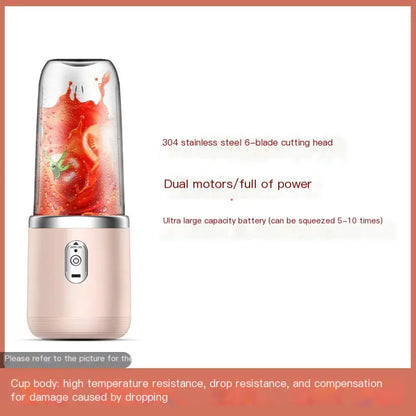 Portable Rechargeable Mini Blender Juice Cup (One Piece)