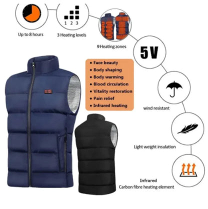 Men's USB Charging Warm Vest