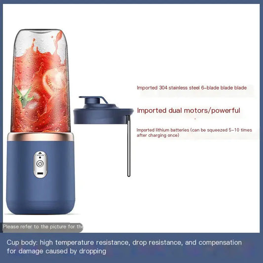 Portable Rechargeable Mini Blender Juice Cup (One Piece)