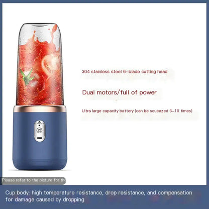 Portable Rechargeable Mini Blender Juice Cup (One Piece)